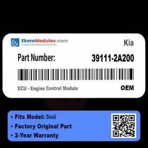 39111-2A200 ECU - Engine Control Module | Kia Soul | Genuine OEM Part