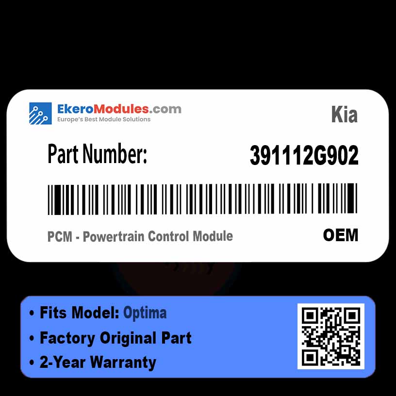 391112G902 PCM - Powertrain Control Module | Kia Optima | Genuine OEM Part