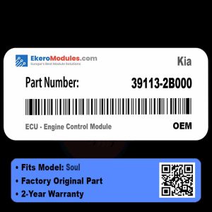 39113-2B000 ECU - Engine Control Module | Kia Soul | Genuine OEM Part
