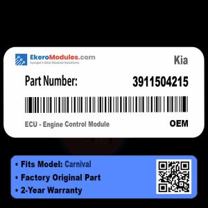 3911504215 ECU - Engine Control Module | Kia Carnival | Genuine OEM Part