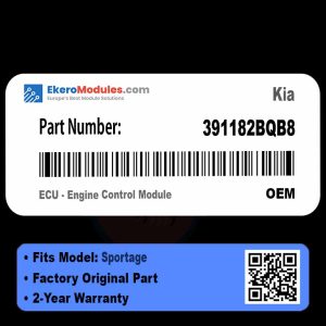391182BQB8 ECU - Engine Control Module | Kia Sportage | Genuine OEM Part