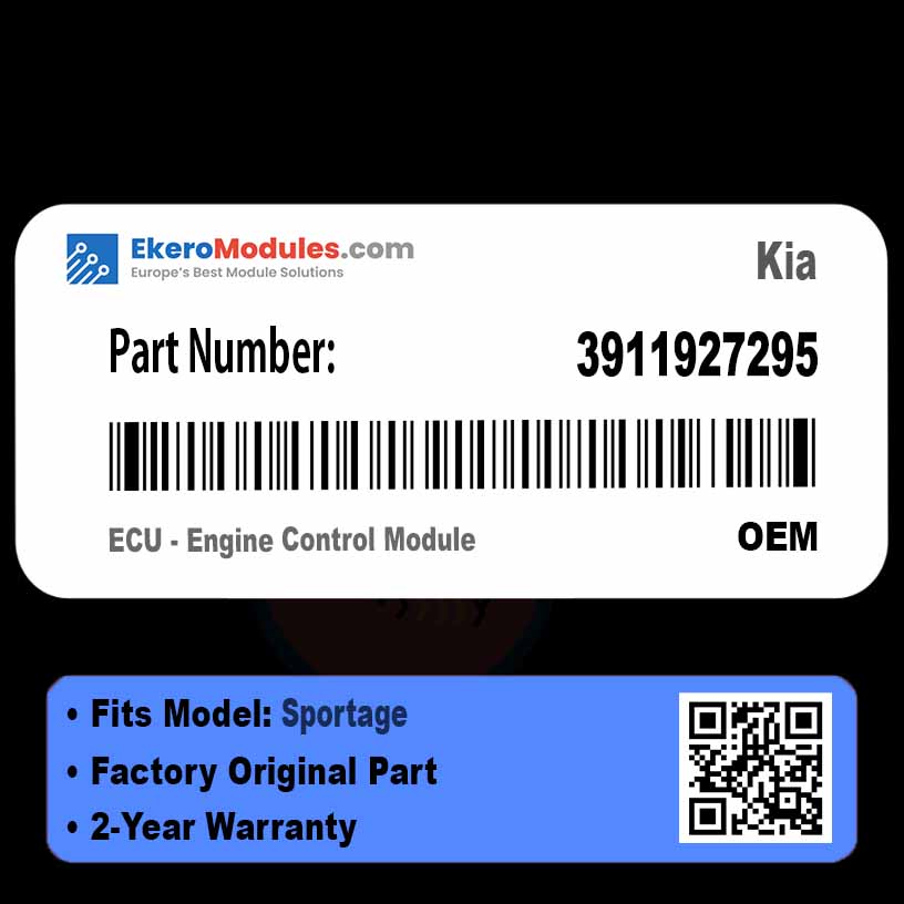 3911927295 ECU - Engine Control Module | Kia Sportage | Genuine OEM Part