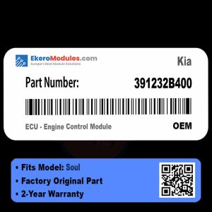 391232B400 ECU - Engine Control Module | Kia Soul | Genuine OEM Part