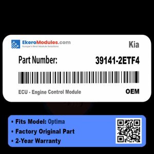 39141-2ETF4 ECU - Engine Control Module | Kia Optima | Genuine OEM Part