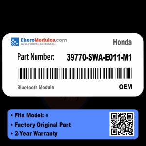 39770-SWA-E011-M1 Bluetooth Module | Honda e | Genuine OEM Part