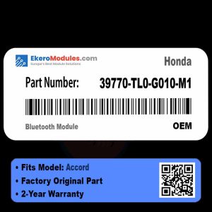39770-TL0-G010-M1 Bluetooth Module | Honda Accord | Genuine OEM Part