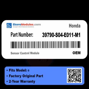 39790-S04-E011-M1 Sensor Control Module | Honda e | Genuine OEM Part