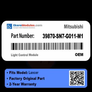 39870-SN7-G011-M1 Light Control Module | Mitsubishi Lancer | Genuine OEM Part