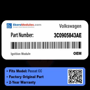 3C0905843AE Ignition Module | Volkswagen Passat CC | Genuine OEM Part
