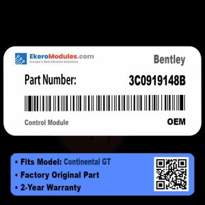 3C0919148B Control Module | Bentley Continental GT | Genuine OEM Part