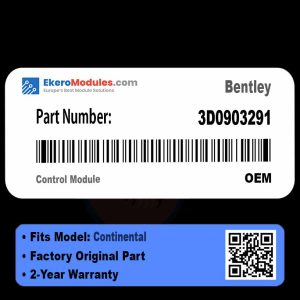 3D0903291 Control Module | Bentley Continental | Genuine OEM Part