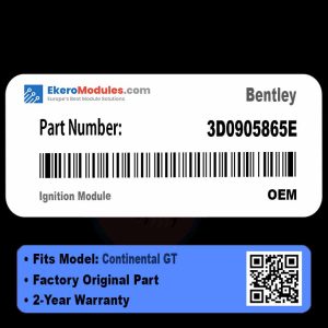 3D0905865E Ignition Module | Bentley Continental GT | Genuine OEM Part
