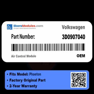 3D0907040 Air Control Module | Volkswagen Phaeton | Genuine OEM Part