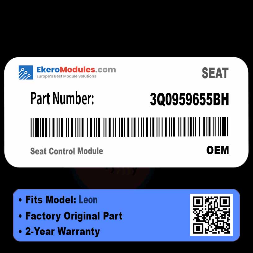 3Q0959655BH Seat Control Module | SEAT Leon | Genuine OEM Part