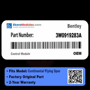 3W0919283A Control Module | Bentley Continental Flying Spur | Genuine OEM Part