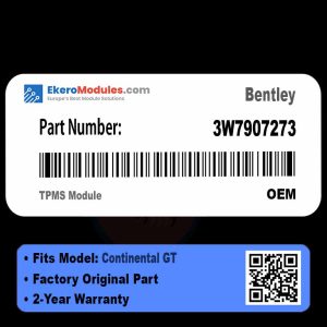 3W7907273 TPMS Module | Bentley Continental GT | Genuine OEM Part