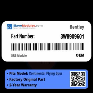 3W8909601 SRS Module | Bentley Continental Flying Spur | Genuine OEM Part