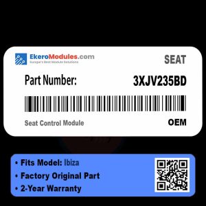 3XJV235BD Seat Control Module | SEAT Ibiza | Genuine OEM Part