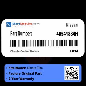 40541834H Climate Control Module | Nissan Almera Tino | Genuine OEM Part