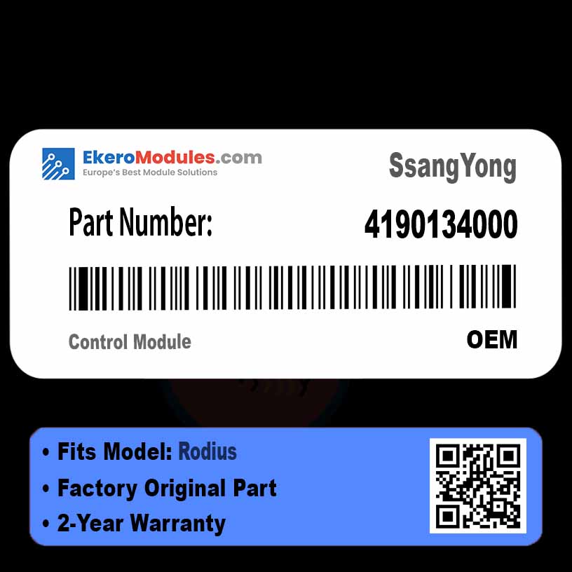 4190134000 Control Module | SsangYong Rodius | Genuine OEM Part