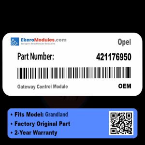 421176950 Gateway Control Module | Opel Grandland | Genuine OEM Part