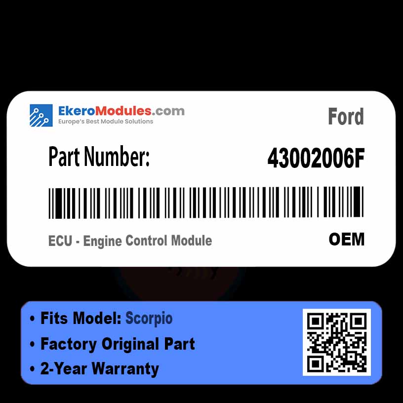 43002006F ECU - Engine Control Module | Ford Scorpio | Genuine OEM Part