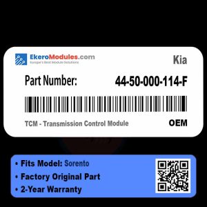 44-50-000-114-F TCM - Transmission Control Module | Kia Sorento | Genuine OEM Part