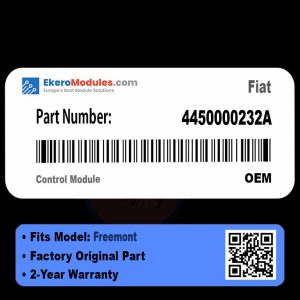 4450000232A Control Module | Fiat Freemont | Genuine OEM Part