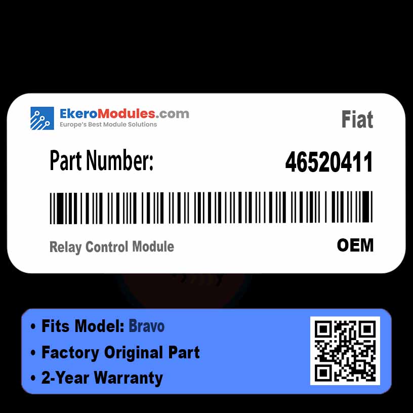 46520411 Relay Control Module | Fiat Bravo | Genuine OEM Part