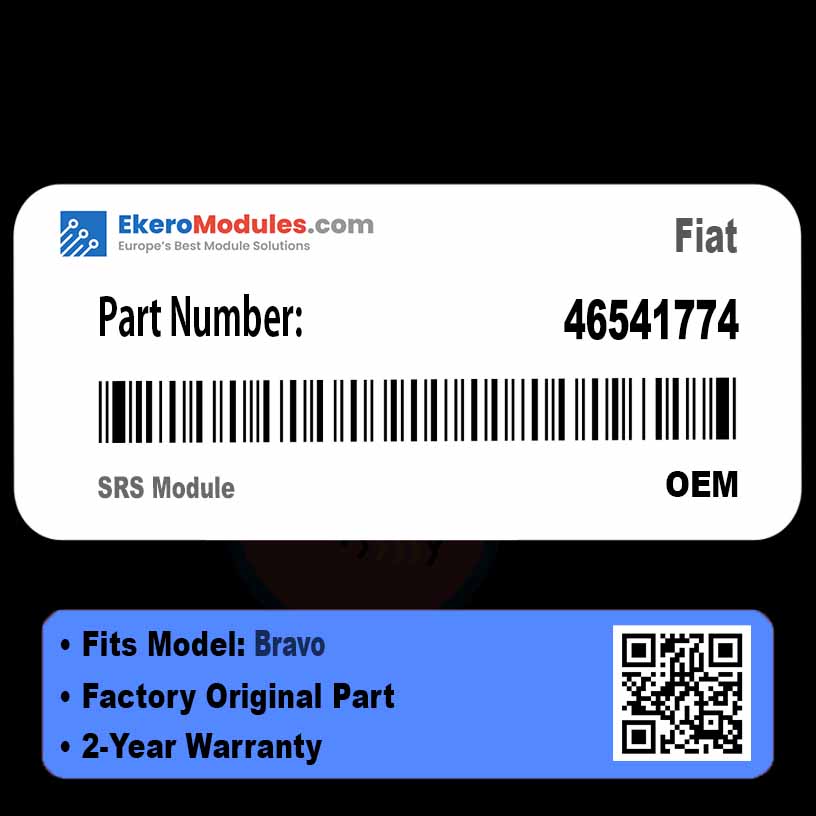 46541774 SRS Module | Fiat Bravo | Genuine OEM Part