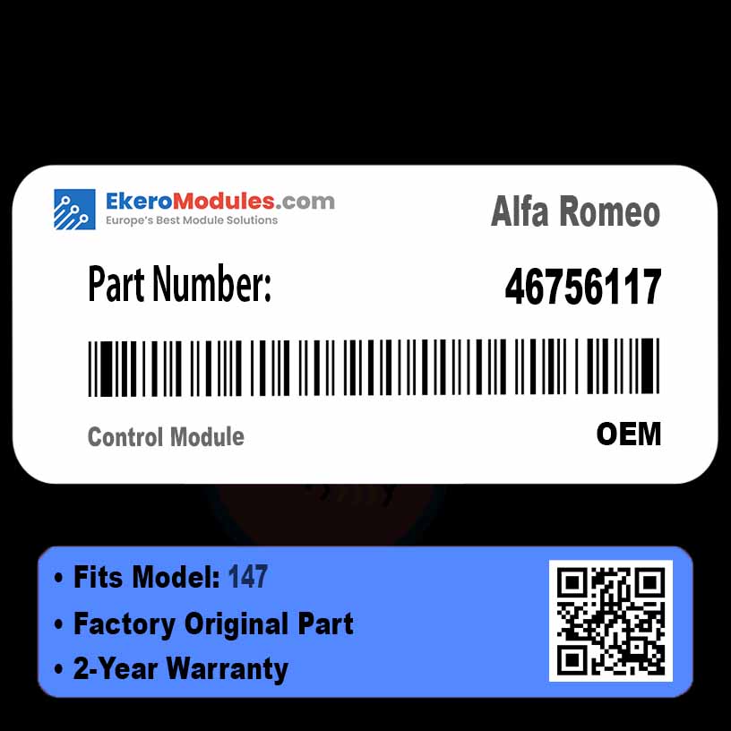 46756117 Control Module | Alfa Romeo 147 | Genuine OEM Part