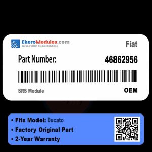 46862956 SRS Module | Fiat Ducato | Genuine OEM Part