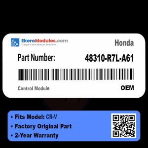 48310-R7L-A61 Control Module | Honda CR-V | Genuine OEM Part