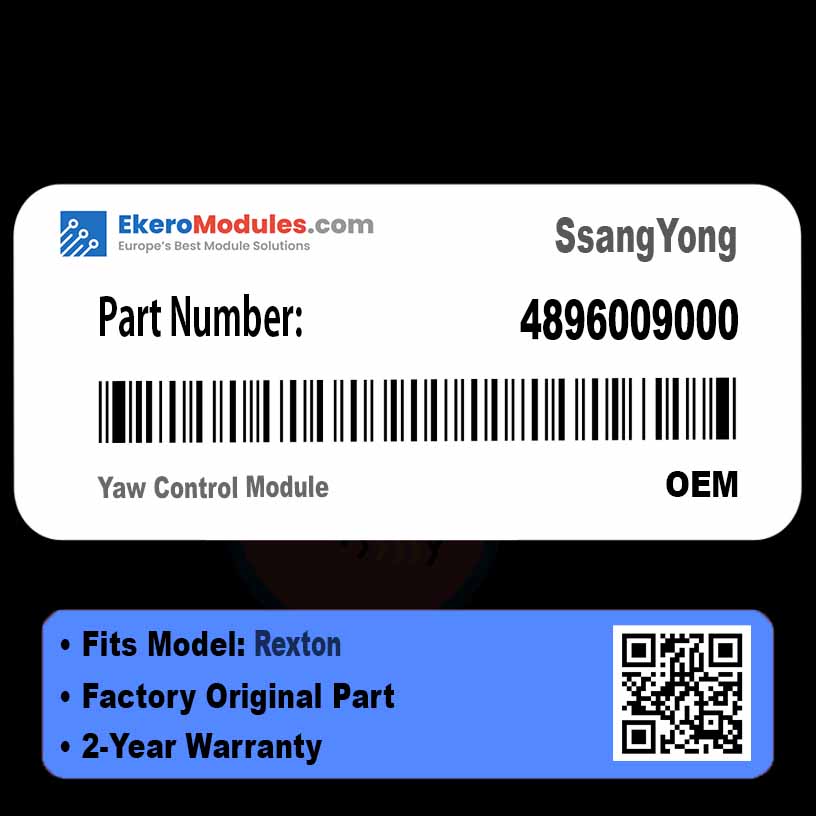 48960-09000 Yaw Control Module | SsangYong Rexton | Genuine OEM Part