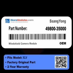 49800-35000 Windshield Camera Module | SsangYong XLV | Genuine OEM Part