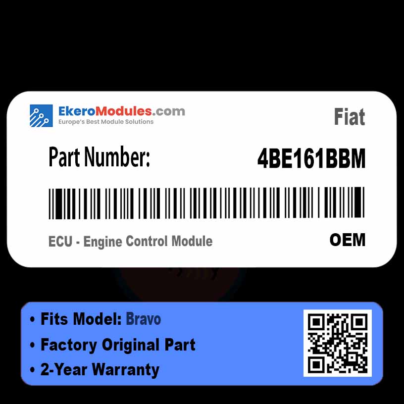 4BE161BBM ECU - Engine Control Module | Fiat Bravo | Genuine OEM Part