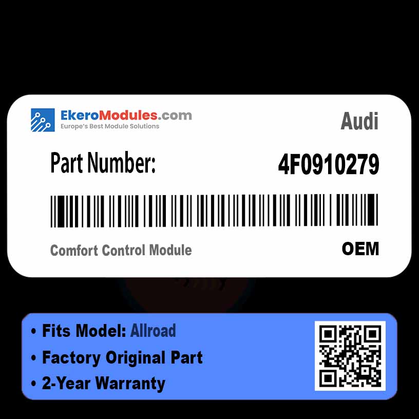 4F0910279 Comfort Control Module | Audi Allroad | Genuine OEM Part