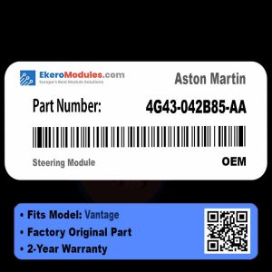 4G43-042B85-AA Steering Module | Aston Martin Vantage | Genuine OEM Part