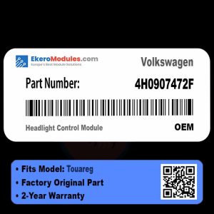 4H0907472F Headlight Control Module | Volkswagen Touareg | Genuine OEM Part