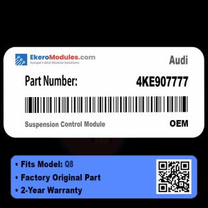 4KE907777 Suspension Control Module | Audi Q8 | Genuine OEM Part