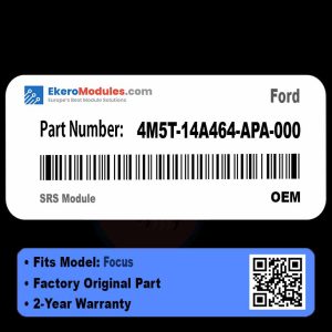 4M5T-14A464-APA-000 SRS Module | Ford Focus | Genuine OEM Part