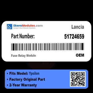 51724659 Fuse Relay Module | Lancia Ypsilon | Genuine OEM Part