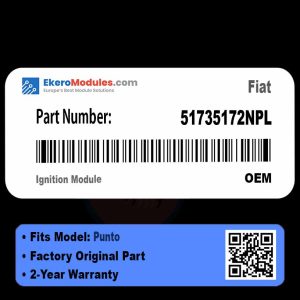51735172NPL Ignition Module | Fiat Punto | Genuine OEM Part