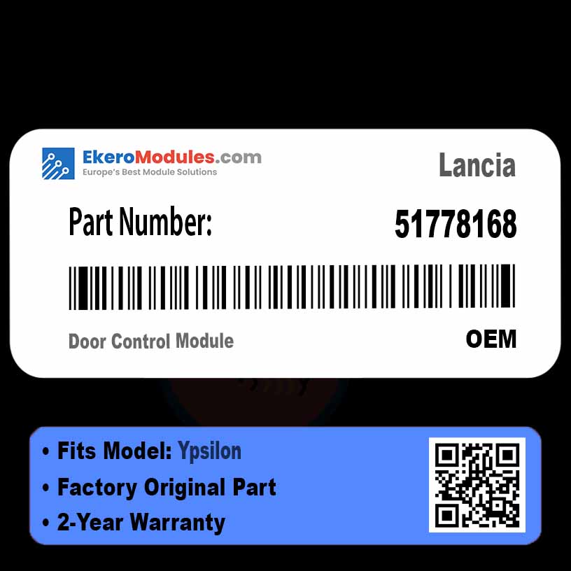 51778168 Door Control Module | Lancia Ypsilon | Genuine OEM Part