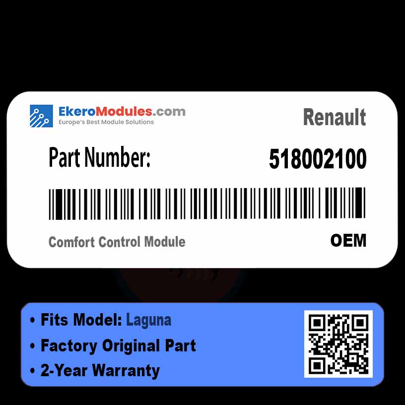 518002100 Comfort Control Module | Renault Laguna | Genuine OEM Part