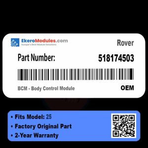 518174503 BCM - Body Control Module | Rover 25 | Genuine OEM Part