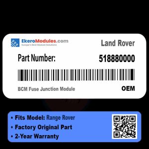518880000 BCM Fuse Junction Module | Land Rover Range Rover | Genuine OEM Part