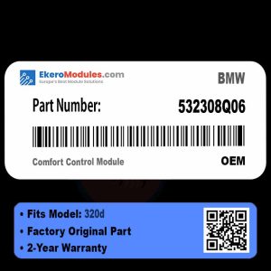 532308Q06 Comfort Control Module | BMW 320d | Genuine OEM Part
