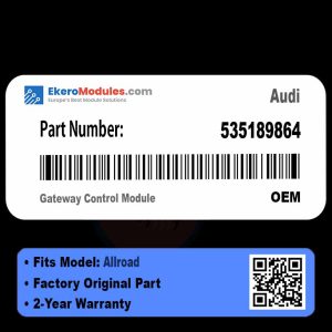 535189864 Gateway Control Module | Audi Allroad | Genuine OEM Part