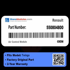 550804800 Air Control Module | Renault Twingo | Genuine OEM Part